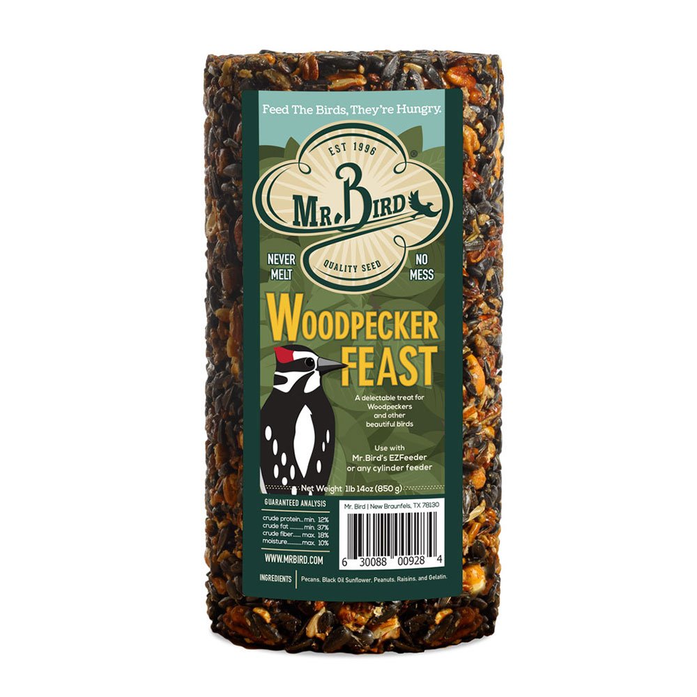Woodpecker Feast Cylinder  – Small